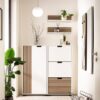 Highboard Ryker weiß matt B/H/T: ca. 59,8x124x19,55 cm Highboard Ryker weiß matt B/H/T: ca. 59,8x124x19,55 cm – Bild 5