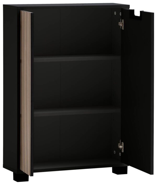 Unterschrank Ryker schwarz matt B/H/T: ca. 59,8x85,2x19,55 cm Unterschrank Ryker schwarz matt B/H/T: ca. 59,8x85,2x19,55 cm – Bild 3