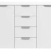 Kombikommode Aditio Alpinweiß B/H/T: ca. 120x81x43 cm – Bild 2