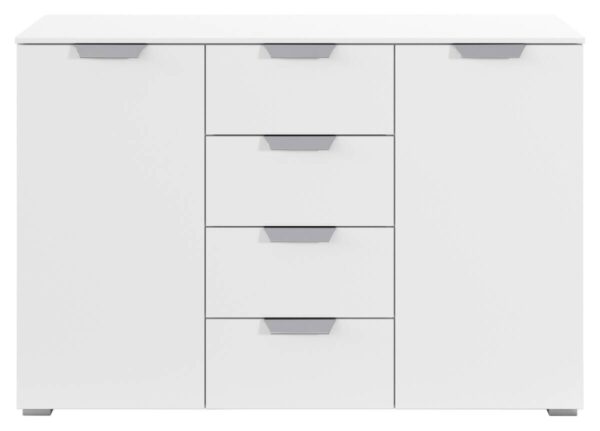 Kombikommode Aditio Alpinweiß B/H/T: ca. 120x81x43 cm – Bild 2