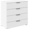Kommode Aditio Alpinweiß B/H/T: ca. 80x81x42 cm – Bild 2