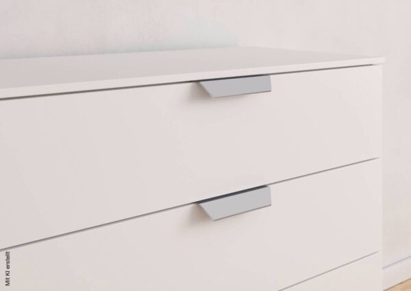 Kommode Aditio Alpinweiß B/H/T: ca. 80x81x42 cm – Bild 5