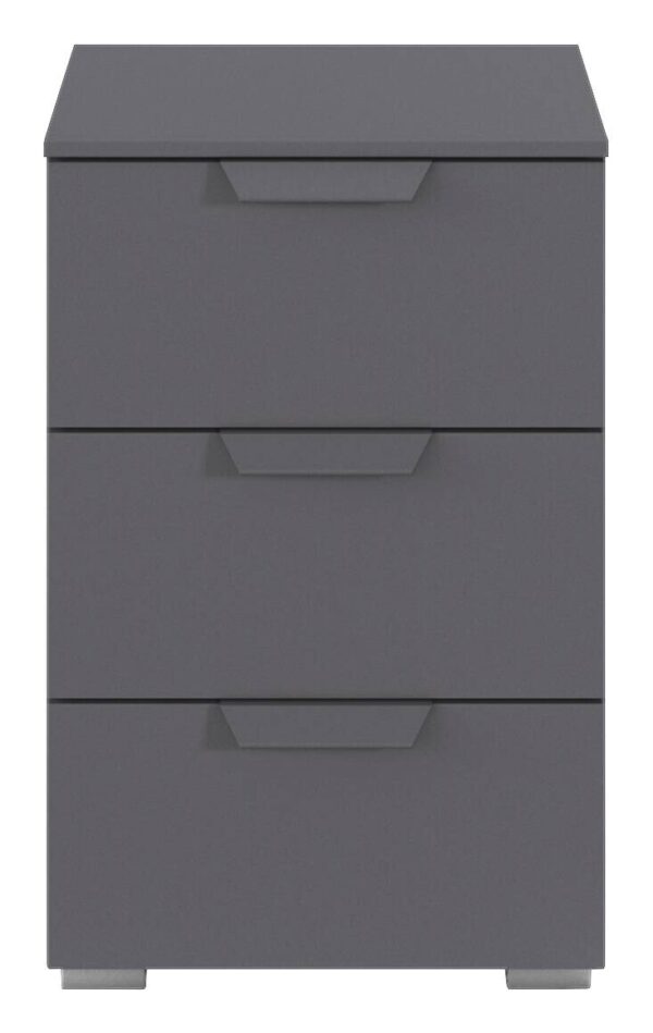 Nachtkonsole Aditio grau B/H/T: ca. 40x61x42 cm – Bild 2