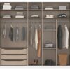 Kleiderschrank Alabama Alpinweiß B/H/T: ca. 225x210x54 cm – Bild 2