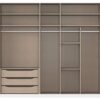 Kleiderschrank Alabama Alpinweiß B/H/T: ca. 225x210x54 cm – Bild 4