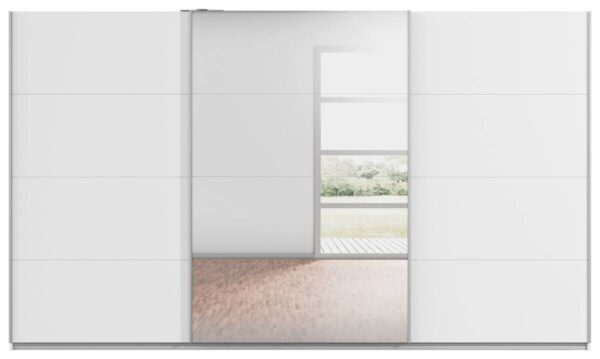 Kleiderschrank Kulmbach Alpinweiß B/H/T: ca. 360x210x62 cm – Bild 2