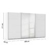 Kleiderschrank Kulmbach Alpinweiß B/H/T: ca. 360x210x62 cm – Bild 4