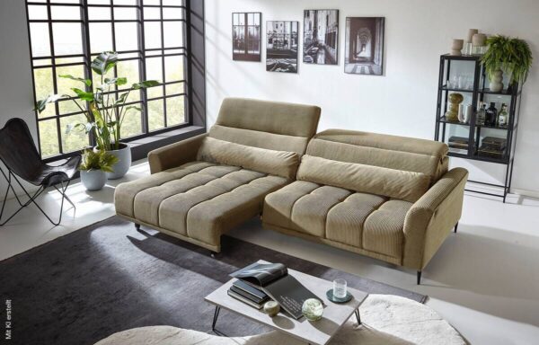 Big Sofa Logan grün Microfaser B/H/T: ca. 280x108x118 cm Big Sofa Logan grün Microfaser B/H/T: ca. 280x108x118 cm – Bild 4