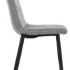 Stuhl KIM grau Webstoff B/H/T: ca. 45x87x58,5 cm – Bild 2