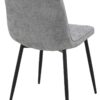 Stuhl KIM grau Webstoff B/H/T: ca. 45x87x58,5 cm – Bild 4