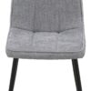 Stuhl KIM grau Webstoff B/H/T: ca. 45x87x58,5 cm – Bild 5