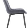 Stuhl KIRA grau Webstoff B/H/T: ca. 52x82,5x59,5 cm – Bild 3