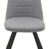 Stuhl CORA grau Microfaser B/T: ca. 56,5x85 cm Stuhl CORA grau Microfaser B/T: ca. 56,5x85 cm – Bild 2