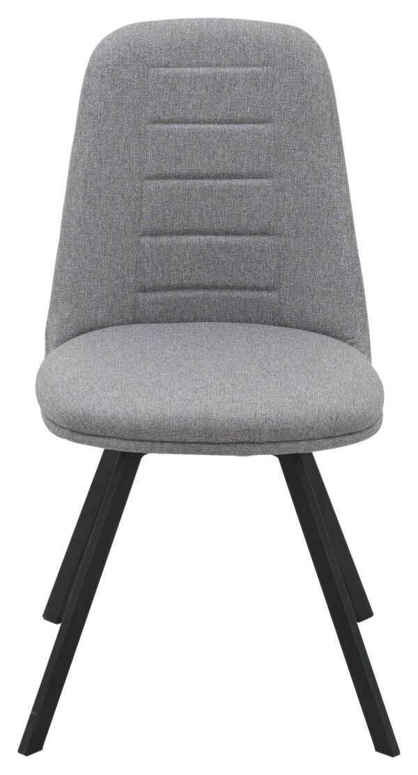 Stuhl CORA grau Microfaser B/T: ca. 56,5x85 cm Stuhl CORA grau Microfaser B/T: ca. 56,5x85 cm – Bild 2
