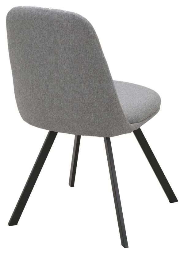 Stuhl CORA grau Microfaser B/T: ca. 56,5x85 cm Stuhl CORA grau Microfaser B/T: ca. 56,5x85 cm – Bild 4