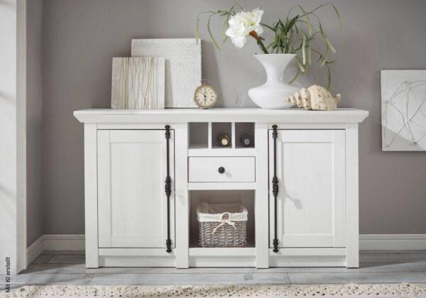 Sideboard Westerland weiß B/H/T: ca. 152x83x45 cm – Bild 4