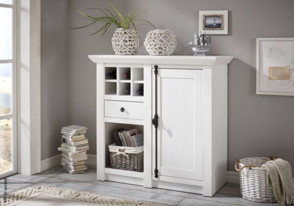 Sideboard Westerland weiß B/H/T: ca. 105x100x45 cm – Bild 4