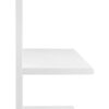 Wandregal Alba weiß B/H/T: ca. 40x60x15 cm – Bild 2