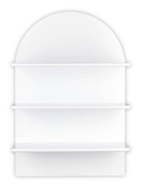 Wandregal Alba weiß B/H/T: ca. 40x60x15 cm – Bild 5