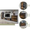 Sideboard Jam Matera Nachbildung Old Wood Nachbildung B/H/T: ca. 80x125x35 cm – Bild 4