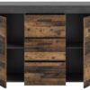Sideboard Jam Matera Nachbildung Old Wood Nachbildung B/H/T: ca. 80x125x35 cm – Bild 5