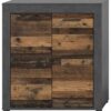 Highboard Jam Matera Nachbildung Old Wood Nachbildung B/H/T: ca. 88x80x35 cm – Bild 3