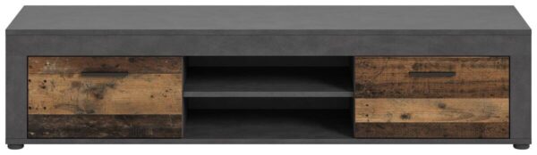 Lowboard Jam Matera Nachbildung Old Wood Nachbildung B/H/T: ca. 37x160x40 cm – Bild 3