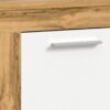 Lowboard Jam Eiche Wotan Nachbildung weiß B/H/T: ca. 160x37x40 cm – Bild 2