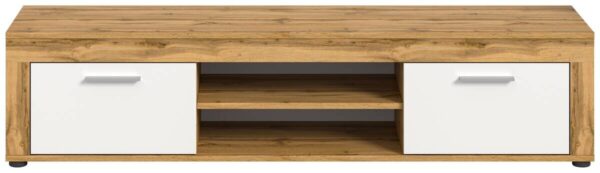 Lowboard Jam Eiche Wotan Nachbildung weiß B/H/T: ca. 160x37x40 cm – Bild 5