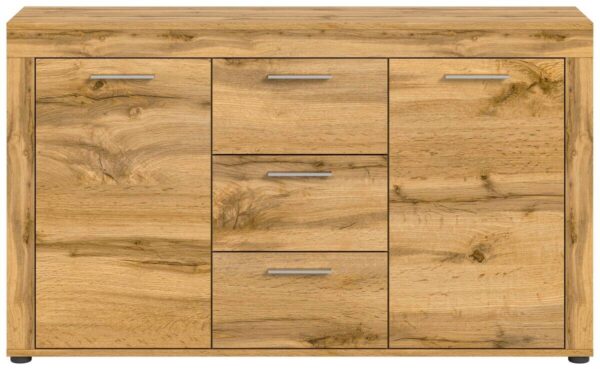 Sideboard Jam Eiche Wotan Nachbildung B/H/T: ca. 125x80x35 cm – Bild 3