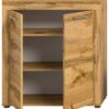 Highboard Jam Eiche Wotan Nachbildung B/H/T: ca. 80x88x35 cm – Bild 2