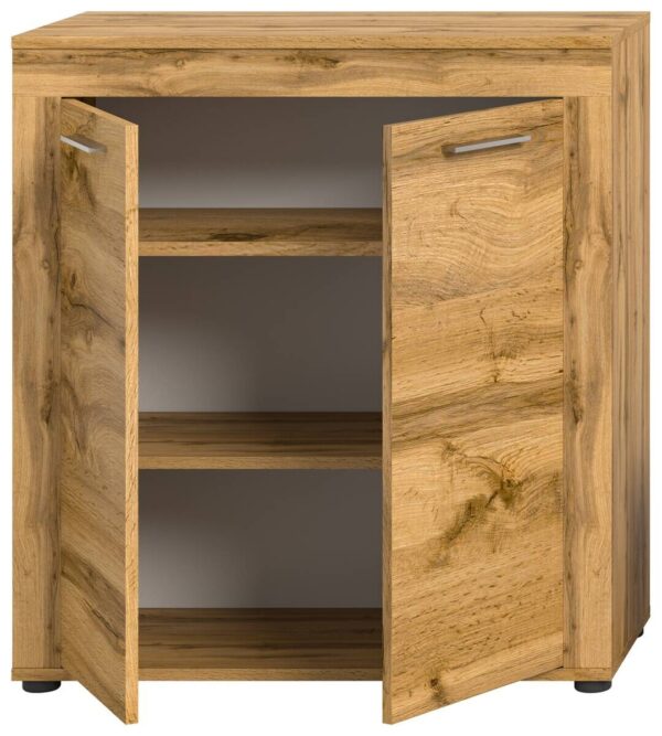 Highboard Jam Eiche Wotan Nachbildung B/H/T: ca. 80x88x35 cm – Bild 2