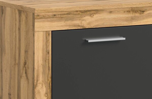 Sideboard Jam Eiche Wotan Nachbildung grau B/H/T: ca. 125x80x35 cm – Bild 2