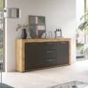 Sideboard Jam Eiche Wotan Nachbildung grau B/H/T: ca. 125x80x35 cm – Bild 3