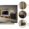 Sideboard Jam Eiche Wotan Nachbildung grau B/H/T: ca. 125x80x35 cm – Bild 4