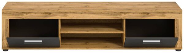 Lowboard Jam Eiche Wotan Nachbildung grau B/H/T: ca. 160x37x40 cm – Bild 5