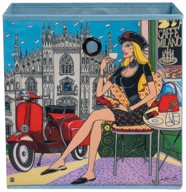 Stoffbox Stoffbox bunt B/H/T: ca. 32x32x32 cm – Bild 3