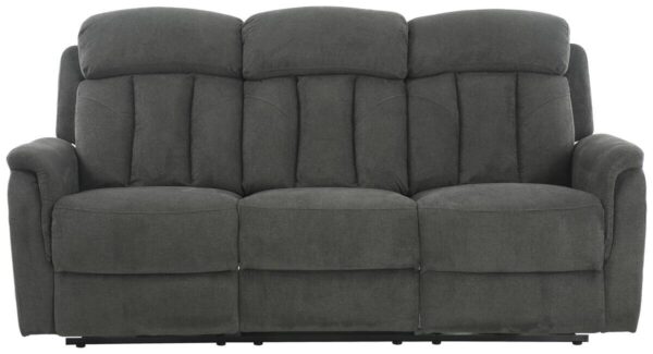 Sofa FM-3216-3P grau Microfaser B/H/T: ca. 200x100x95 cm Sofa FM-3216-3P grau Microfaser B/H/T: ca. 200x100x95 cm – Bild 2