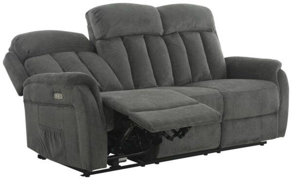 Sofa FM-3216-3P grau Microfaser B/H/T: ca. 200x100x95 cm Sofa FM-3216-3P grau Microfaser B/H/T: ca. 200x100x95 cm – Bild 4