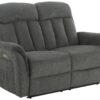 Sofa FM3216-2P grau Microfaser B/H/T: ca. 142x100x95 cm – Bild 2