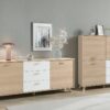 Highboard BASTIAN Eiche weiß B/H/T: ca. 120x131x36,5 cm – Bild 5