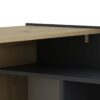 Eckschreibtisch BERNI Eiche Graphit B/H/T: ca. 102x77,5x80 cm Eckschreibtisch BERNI Eiche Graphit B/H/T: ca. 102x77,5x80 cm – Bild 4