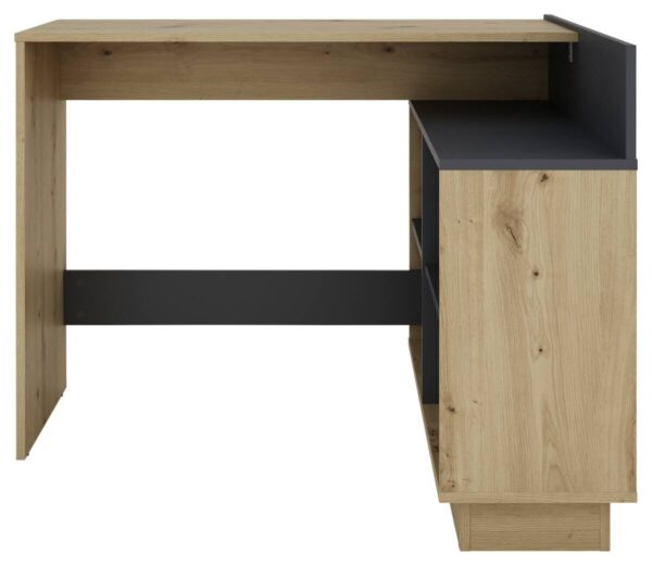 Eckschreibtisch BERNI Eiche Graphit B/H/T: ca. 102x77,5x80 cm Eckschreibtisch BERNI Eiche Graphit B/H/T: ca. 102x77,5x80 cm – Bild 5