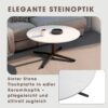 byLIVING Couchtisch CUP schwarz weiß H/D: ca. 36,5x70 cm – Bild 5