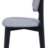 Stuhl ELSA, 2er-Set grau Webstoff B/H/T: ca. 48x87x54 cm – Bild 2