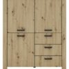 Highboard FARO Eiche schwarz B/H/T: ca. 120x137x40 cm Highboard FARO Eiche schwarz B/H/T: ca. 120x137x40 cm – Bild 5