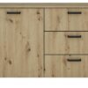 Sideboard FARO Eiche schwarz B/H/T: ca. 140x84x40 cm – Bild 3