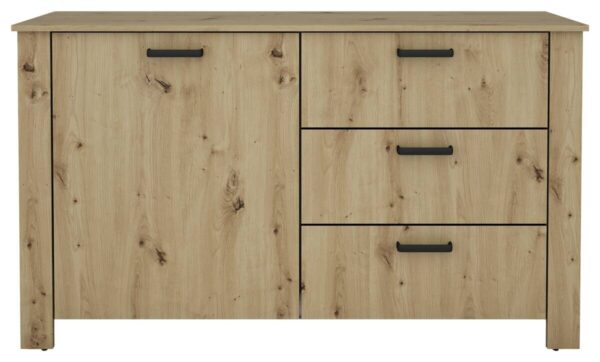 Sideboard FARO Eiche schwarz B/H/T: ca. 140x84x40 cm – Bild 3