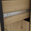 Sideboard FARO Eiche schwarz B/H/T: ca. 140x84x40 cm – Bild 4