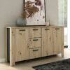 Sideboard FARO Eiche schwarz B/H/T: ca. 160x84x40 cm – Bild 5